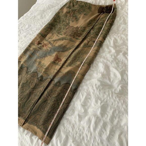 Vintage Womens Polo Ralph Lauren Skirt Western Dog Country Style - Size 16 EUC - Picture 16 of 16